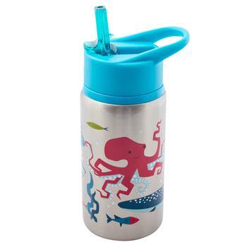 Flip Top Stainless Steel Bottle (Sharks) - Ourkids - Stephen Joseph