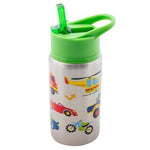 Flip Top Stainless Steel Bottle (Transportation) - Ourkids - Stephen Joseph