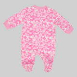 Floral Long-Sleeved Baby Footie - Ourkids - Al Sayad