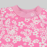 Floral Long-Sleeved Baby Footie - Ourkids - Al Sayad