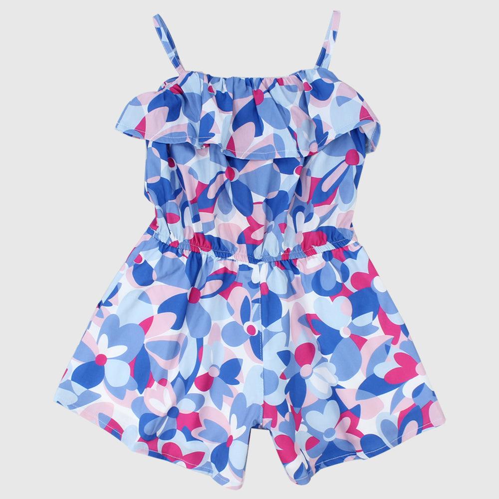 Floral Short Jumpsuit - Ourkids - Quokka