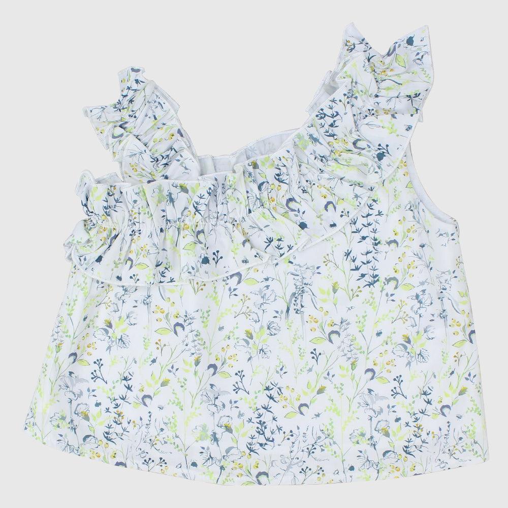 Floral Sleeveless Blouse - Ourkids - Pompelo