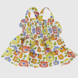 Floral Sleeveless Dress - Ourkids - Quokka