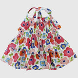 Floral Sleeveless Dress - Ourkids - Quokka