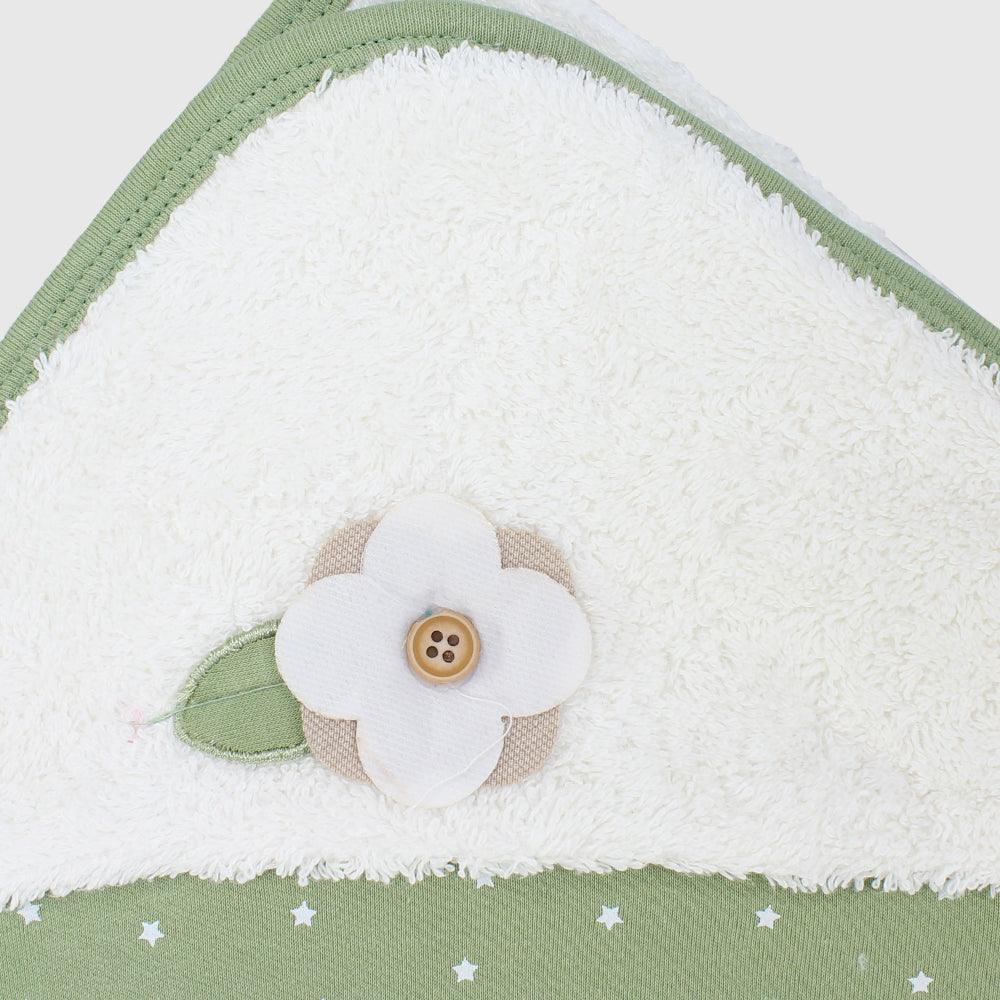 Flower Baby Hooded Towel - Ourkids - Bumber