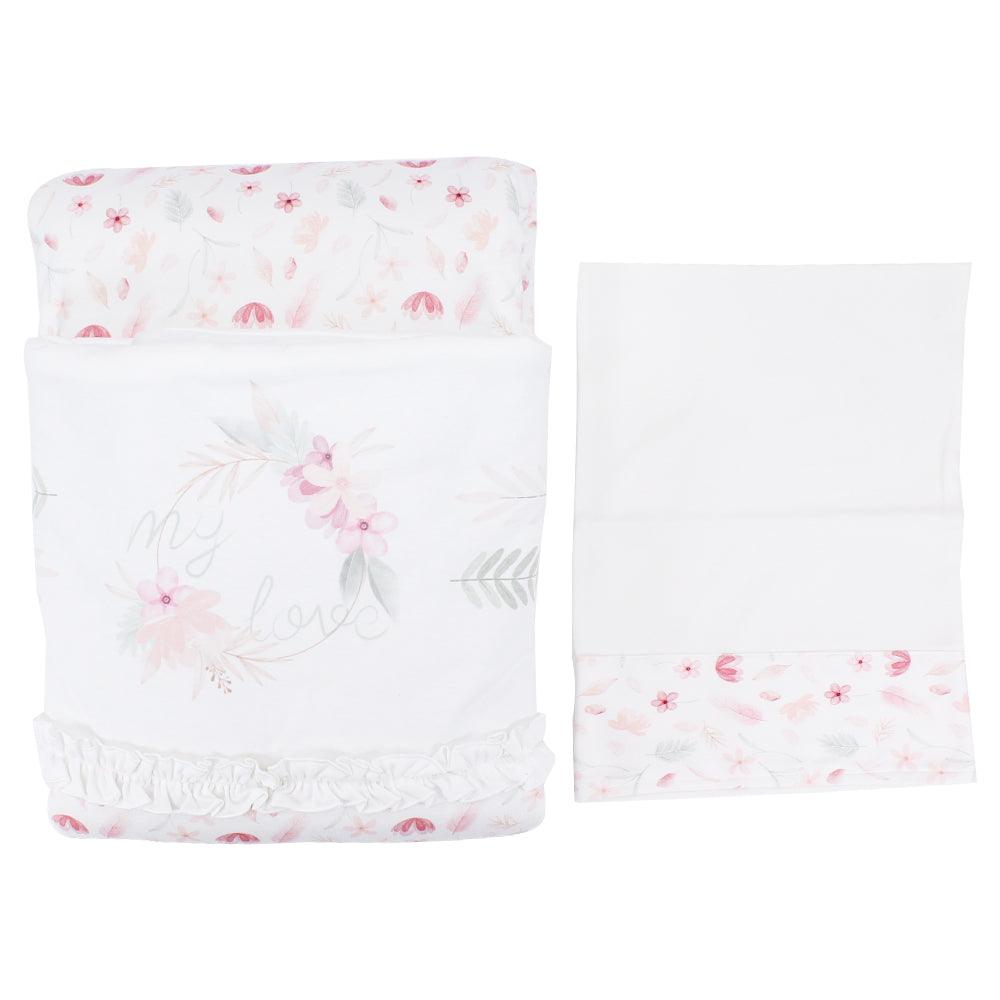 Flowery Baby Duvet - Ourkids - Berceau