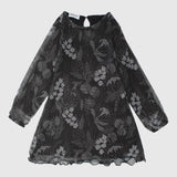 Flowery Long-Sleeved Dress - Ourkids - Playmore