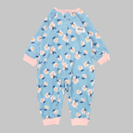 Flowery Long-Sleeved Footless Onesie - Ourkids - Carter's