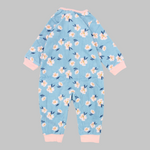 Flowery Long-Sleeved Footless Onesie - Ourkids - Carter's