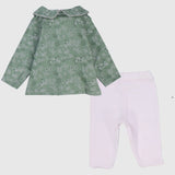 Flowery Long-Sleeved Pajama - Ourkids - Junior