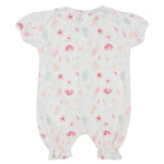 Flowery Short-Sleeved Onesie - Ourkids - Berceau