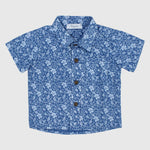 Flowery Short-Sleeved Shirt - Ourkids - Pompelo