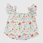 Flowery Sleeveless Blouse - Ourkids - Pompelo