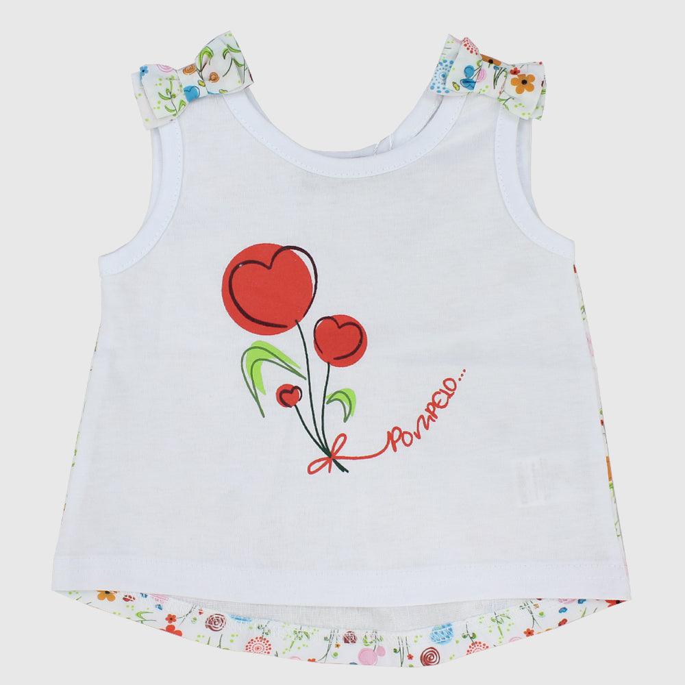 Flowery Sleeveless Blouse - Ourkids - Pompelo