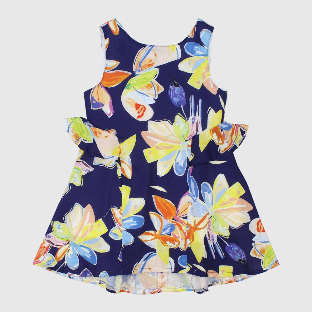 Flowery Sleeveless Dress - Ourkids - Quokka