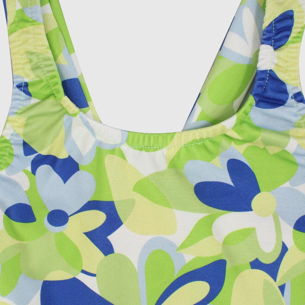 Flowery Swim Suit - Ourkids - Quokka