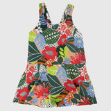 Flowery Swim Suit - Ourkids - Quokka