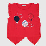 Flying Balloons Sleeveless T-Shirt - Ourkids - Pompelo