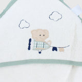 Flying Elephant Baby Hooded Towel - Ourkids - Bumber