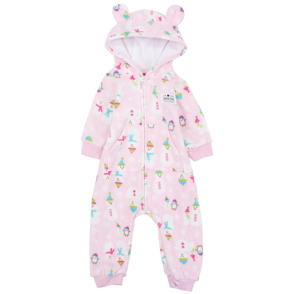 Footless Hooded Snowman Onesie - Ourkids - Carter's