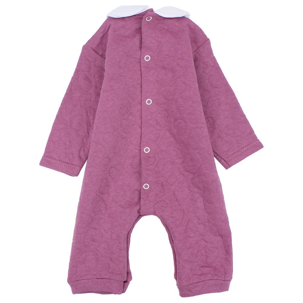 Footless Onesie With A Bow - Ourkids - Bumber