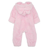 Footless Teddy fleeced Hooded Onesie - Ourkids - Ourkids