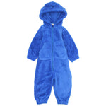 Footless Teddy fleeced Hooded Onesie - Ourkids - Ourkids