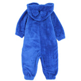 Footless Teddy fleeced Hooded Onesie - Ourkids - Ourkids