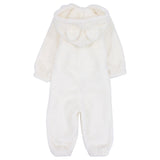 Footless Teddy fleeced Hooded Onesie - Ourkids - Ourkids