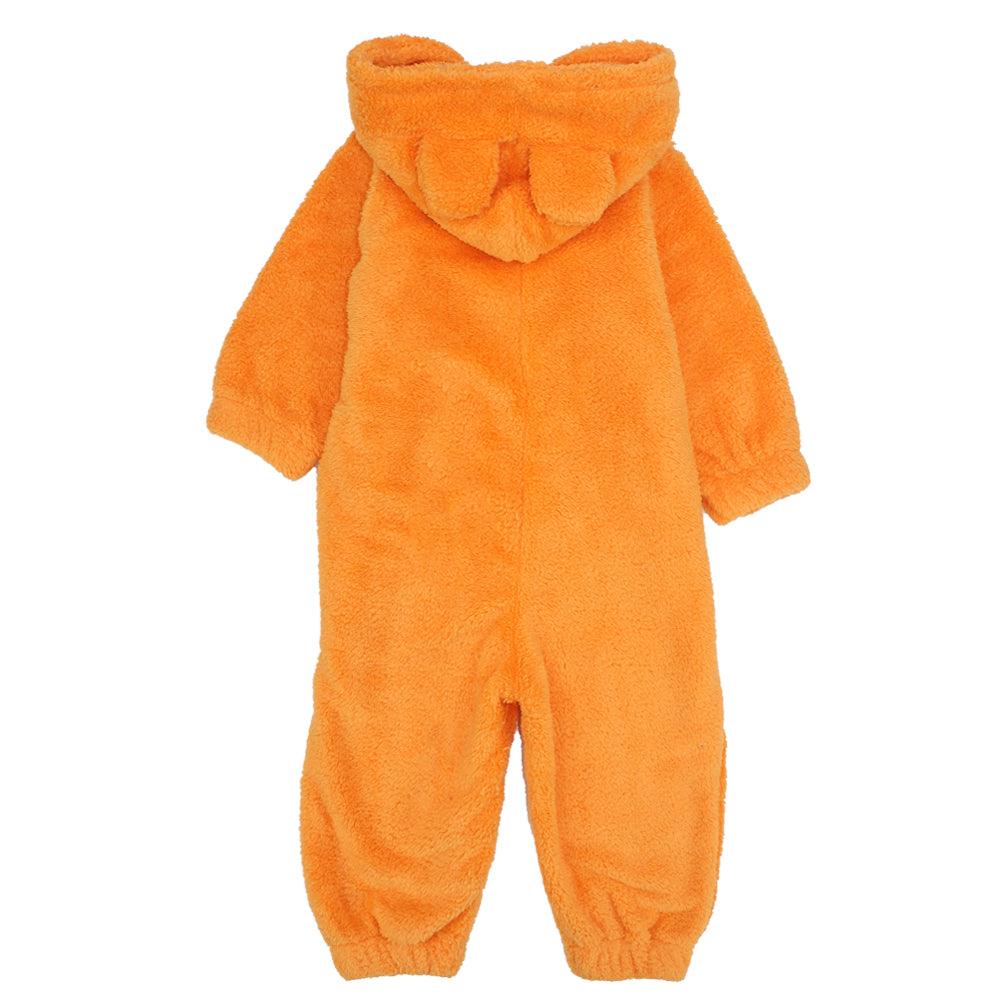 Footless Teddy fleeced Hooded Onesie - Ourkids - Ourkids