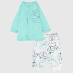 Fox & Bunny Long-Sleeved Pajama - Ourkids - JOKY