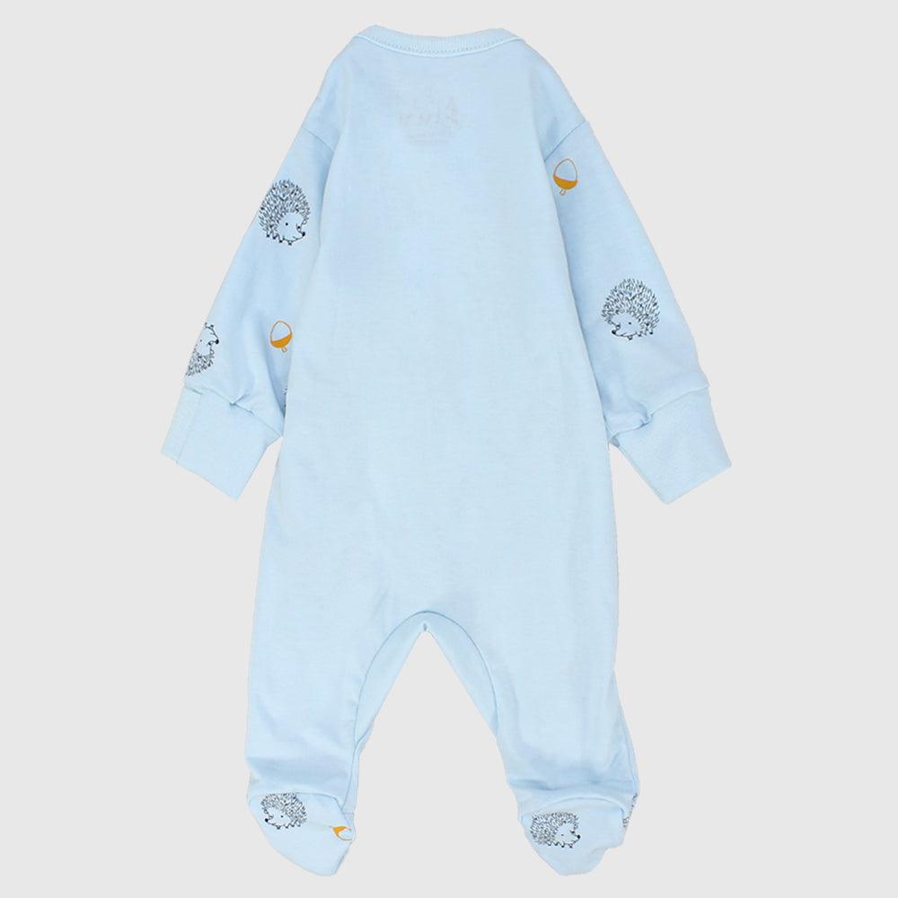 Friendly Hedgehog Long-Sleeved Baby Footie - Ourkids - JOKY