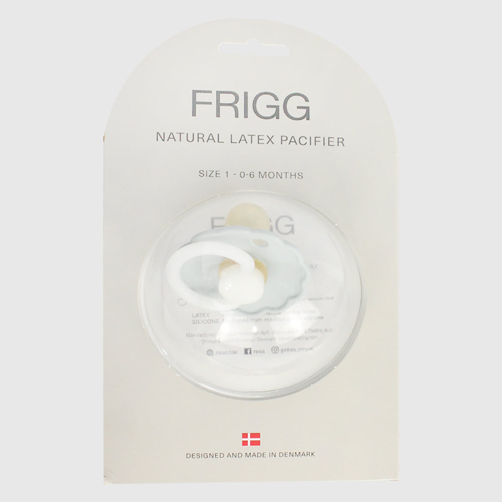 Frigg Daisy Natural Latex Pacifier 0-6 Months (French Gray Night Pack) - Ourkids - Frigg