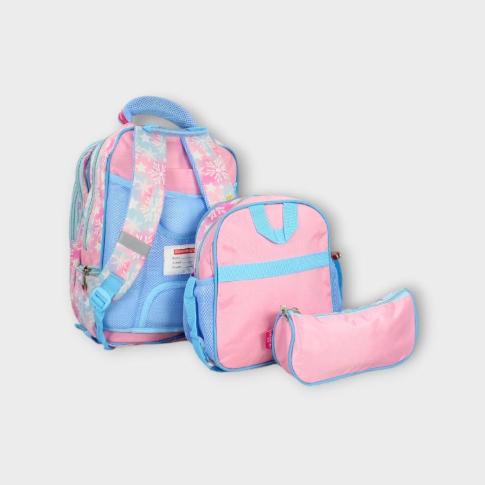 Frozen 15 Inches School Set - Ourkids - Golden Bag