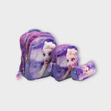 Frozen 16 Inches School Set - Ourkids - Golden Bag