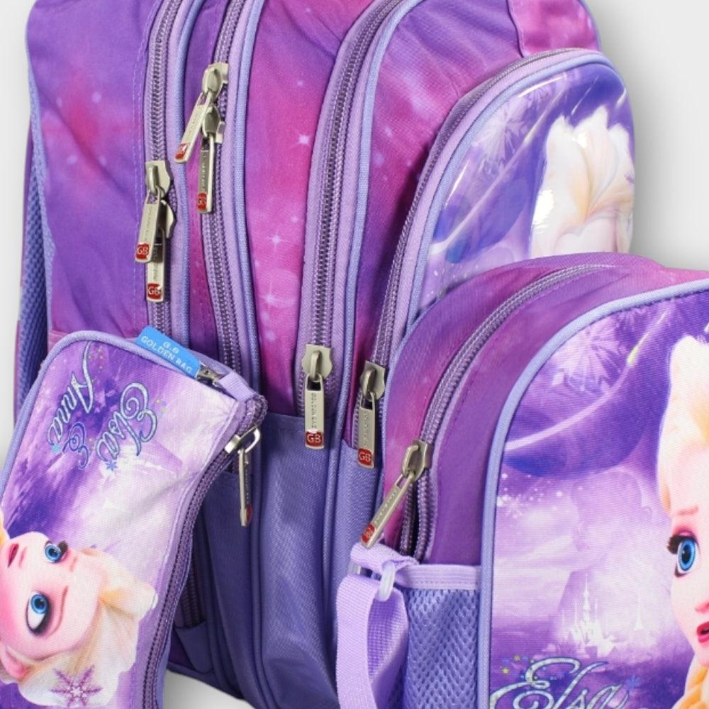 Frozen 18 Inches School Set - Ourkids - Golden Bag