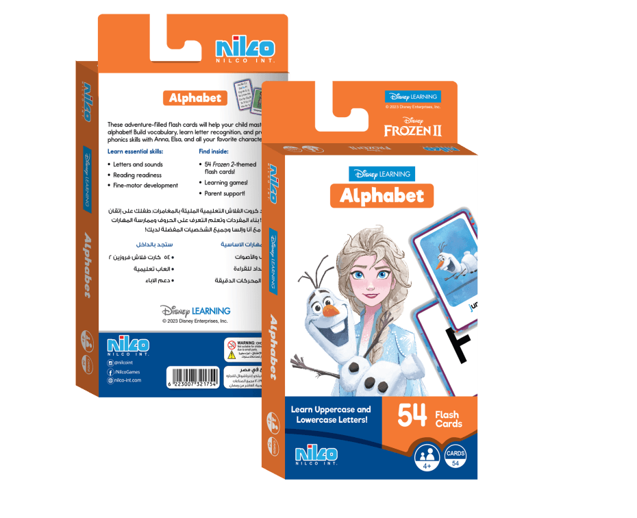 Frozen 2 Alphabet Flash Cards - Ourkids - Nilco