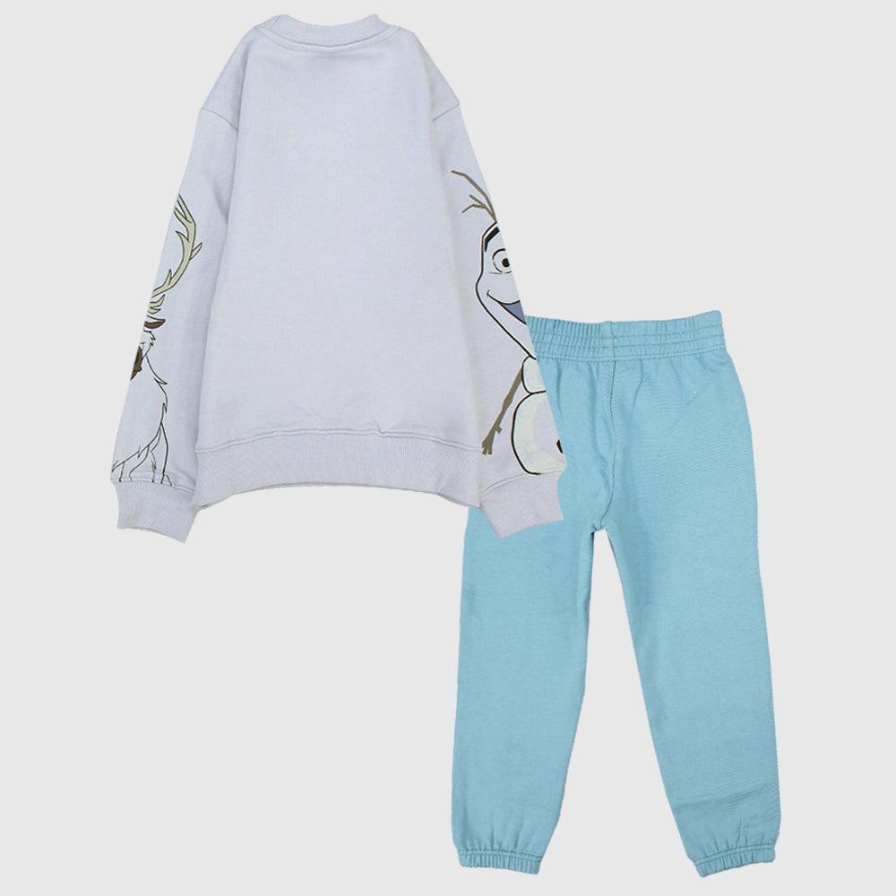 Frozen Long-Sleeved Fleeced Pajama - Ourkids - Morenella