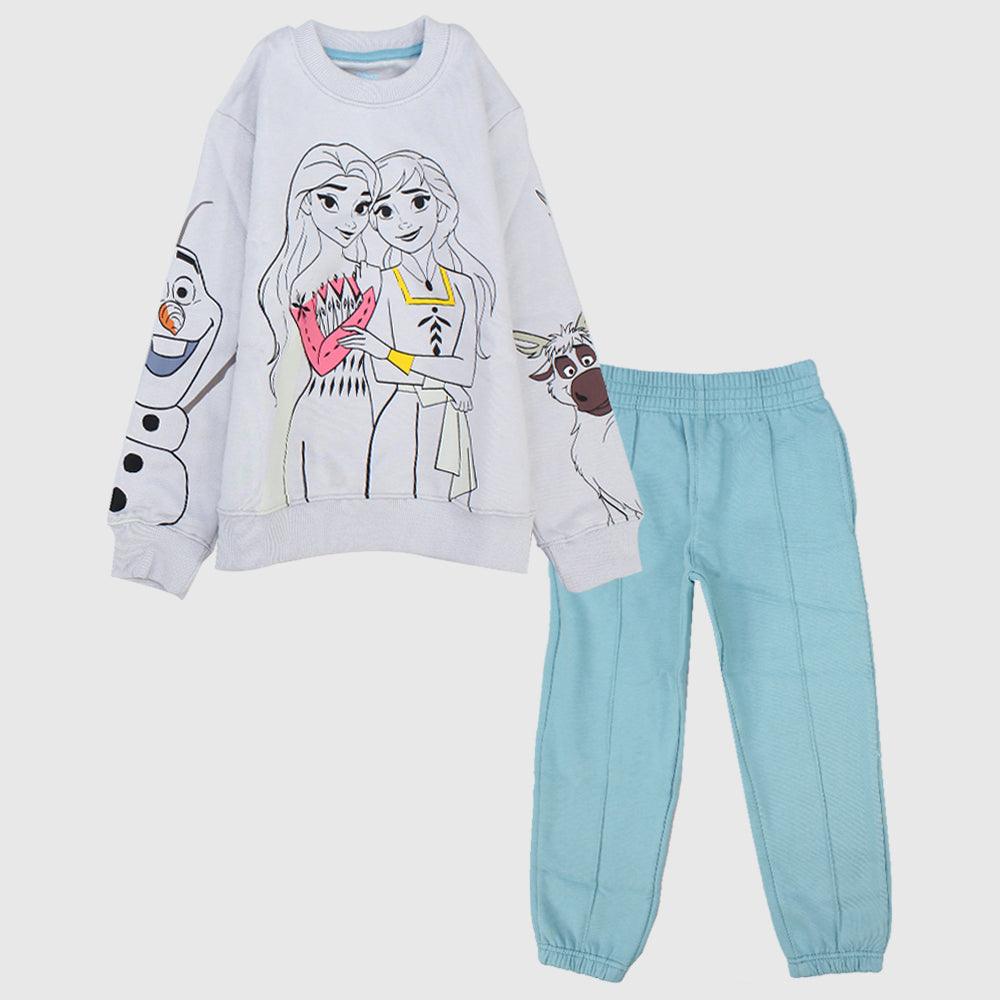 Frozen Long-Sleeved Fleeced Pajama - Ourkids - Morenella