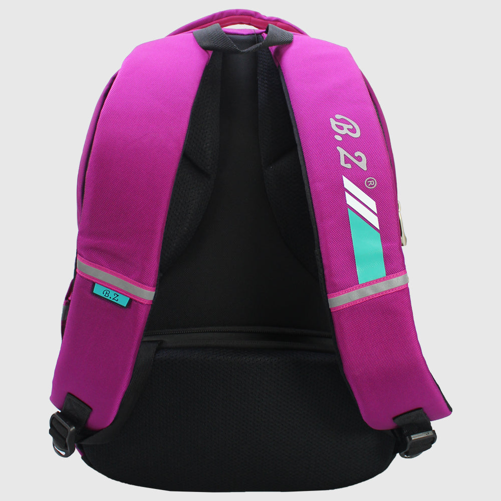 Fuchsia 18 Inches Backpack + Pencil Case - Ourkids - B.Z.