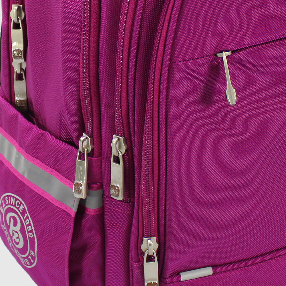 Fuchsia 18 Inches Backpack + Pencil Case - Ourkids - B.Z.