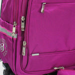 Fuchsia 18 Inches Trolley Backpack + Pencil Case - Ourkids - B.Z.