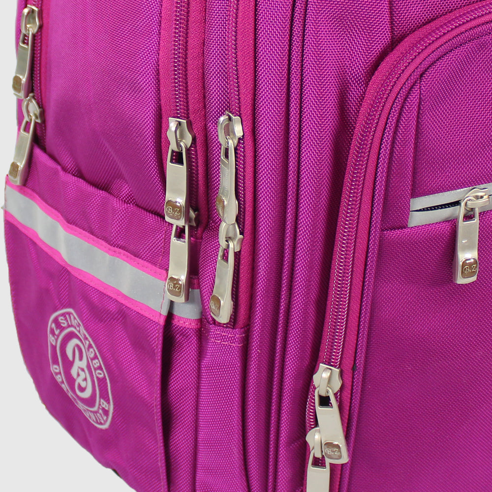 Fuchsia 20 Inches Backpack + Pencil Case - Ourkids - B.Z.