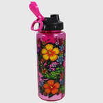 Fuchsia Flowery Cool Gear Water Bottle 946 ML - Ourkids - Cool Gear