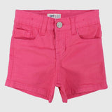 Fuchsia Gabardine Shorts - Ourkids - Playmore