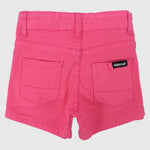 Fuchsia Gabardine Shorts - Ourkids - Playmore