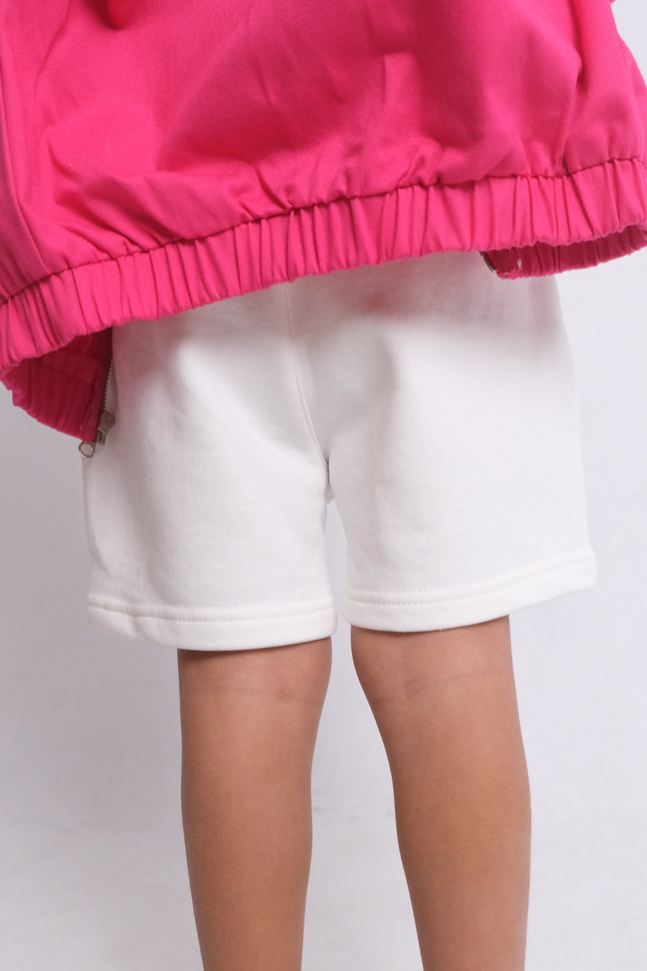 Fuchsia Long-Sleeved Gabardine Jacket - Ourkids - Playmore