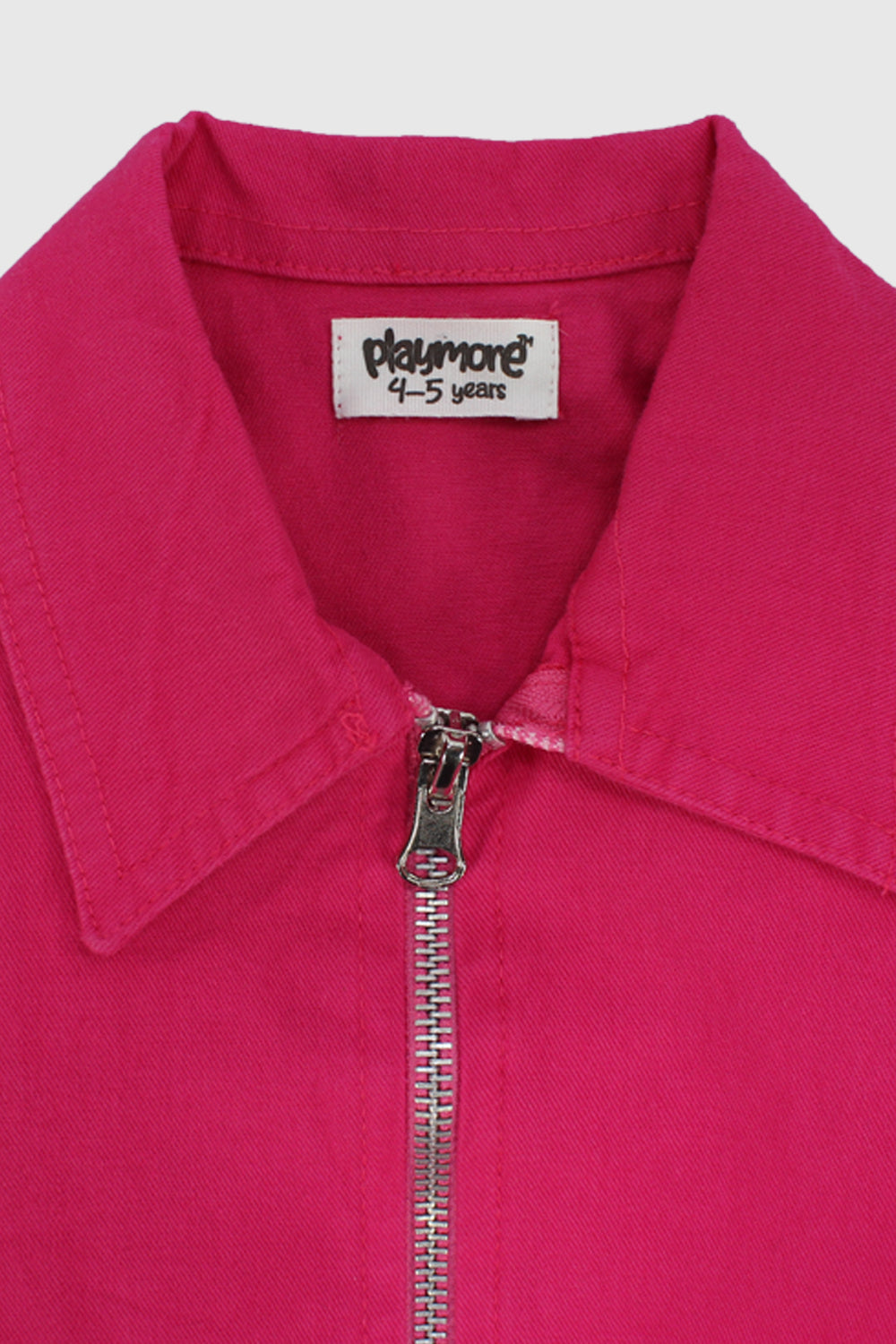 Fuchsia Long-Sleeved Gabardine Jacket - Ourkids - Playmore