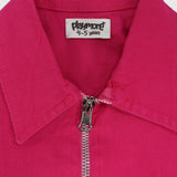 Fuchsia Long-Sleeved Gabardine Jacket - Ourkids - Playmore