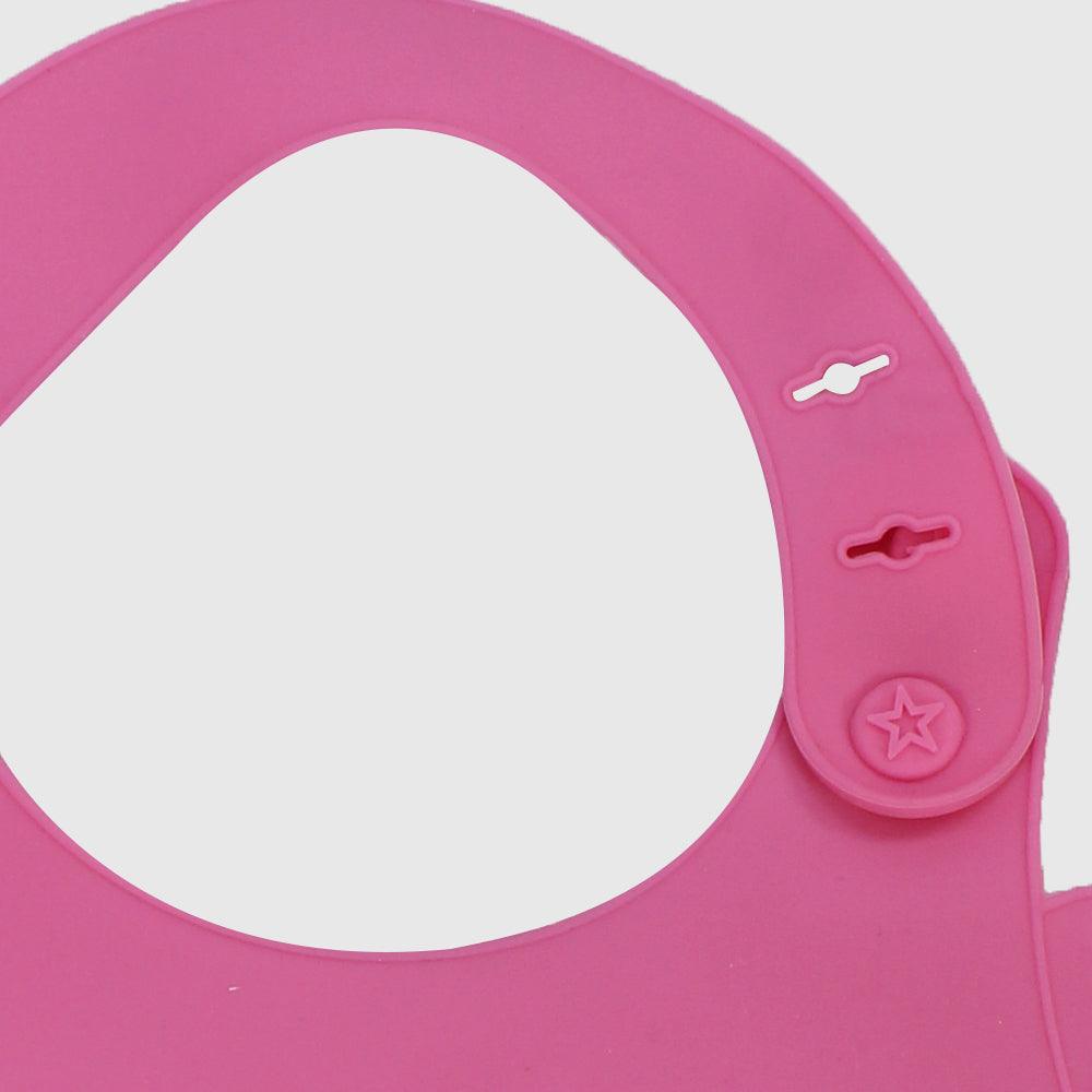 Fuchsia Silicone Bib - Ourkids - Bella Bambino